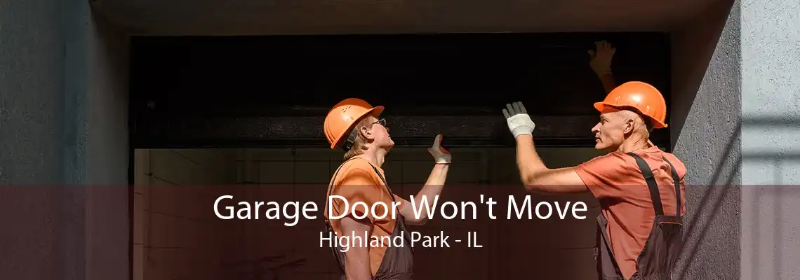 Garage Door Won't Move Highland Park - IL