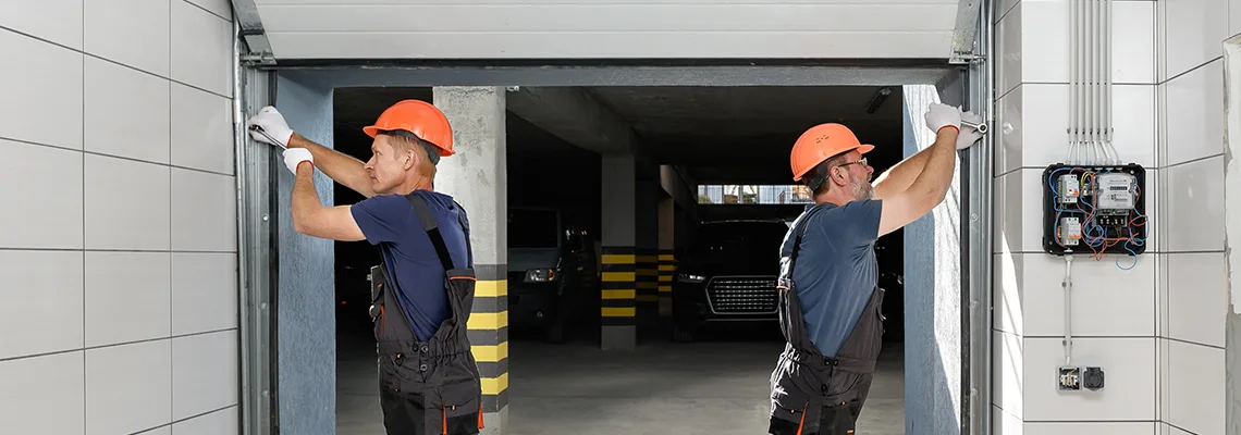 Wooden Garage Door Frame Repair in Highland Park, Illinois